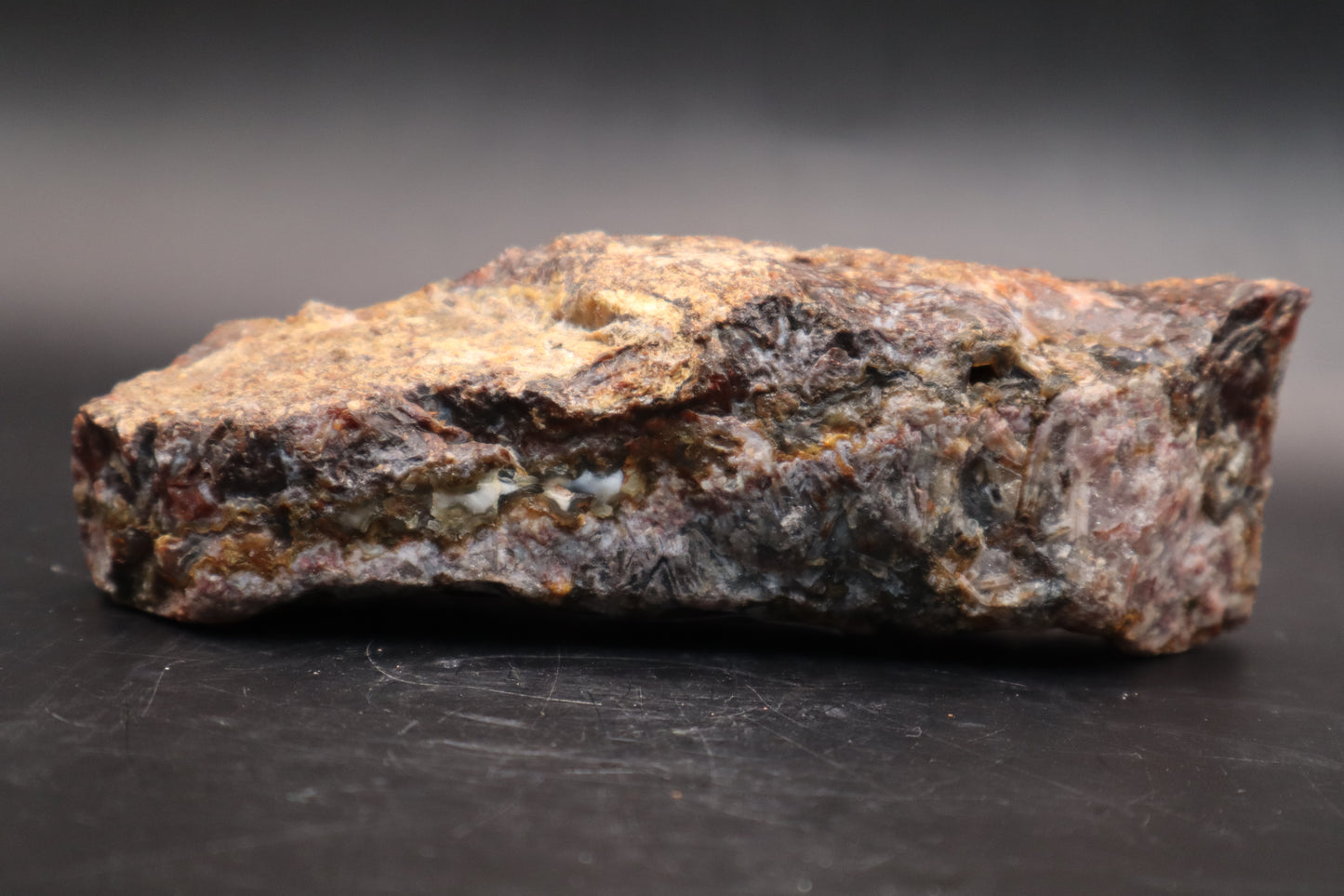 Turkish purple and red stick agate (Unpolished)