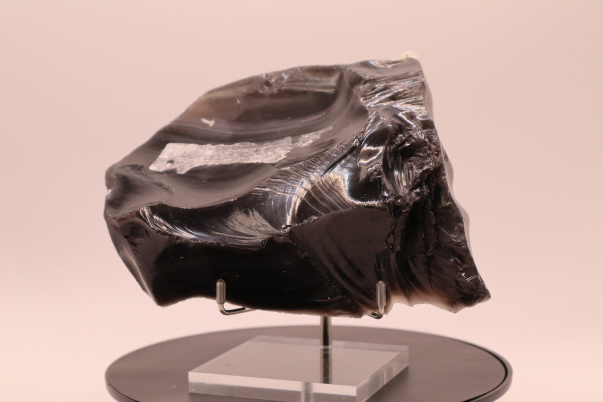 Rainbow Obsidian slab (Unpolished)