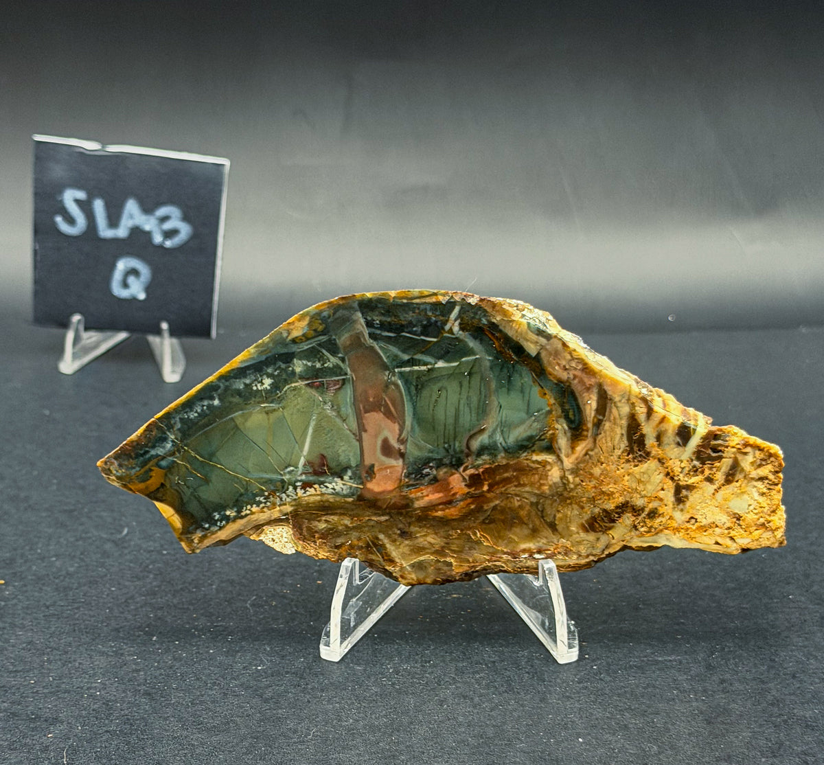 Morrisonite Jasper slab (Unpolished)