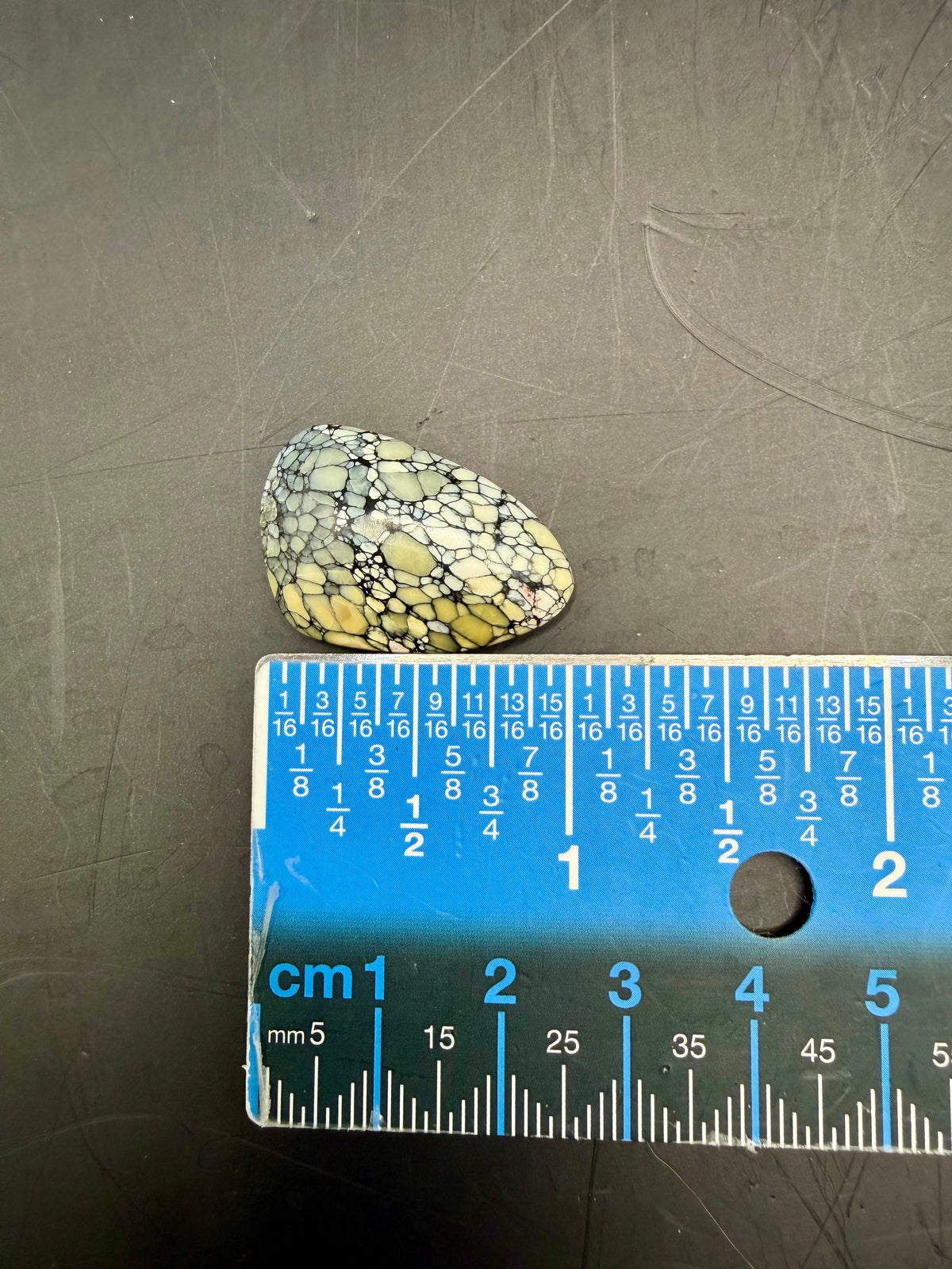 Dark Moon Hubei Turquoise (Hotsonite) Cabochons