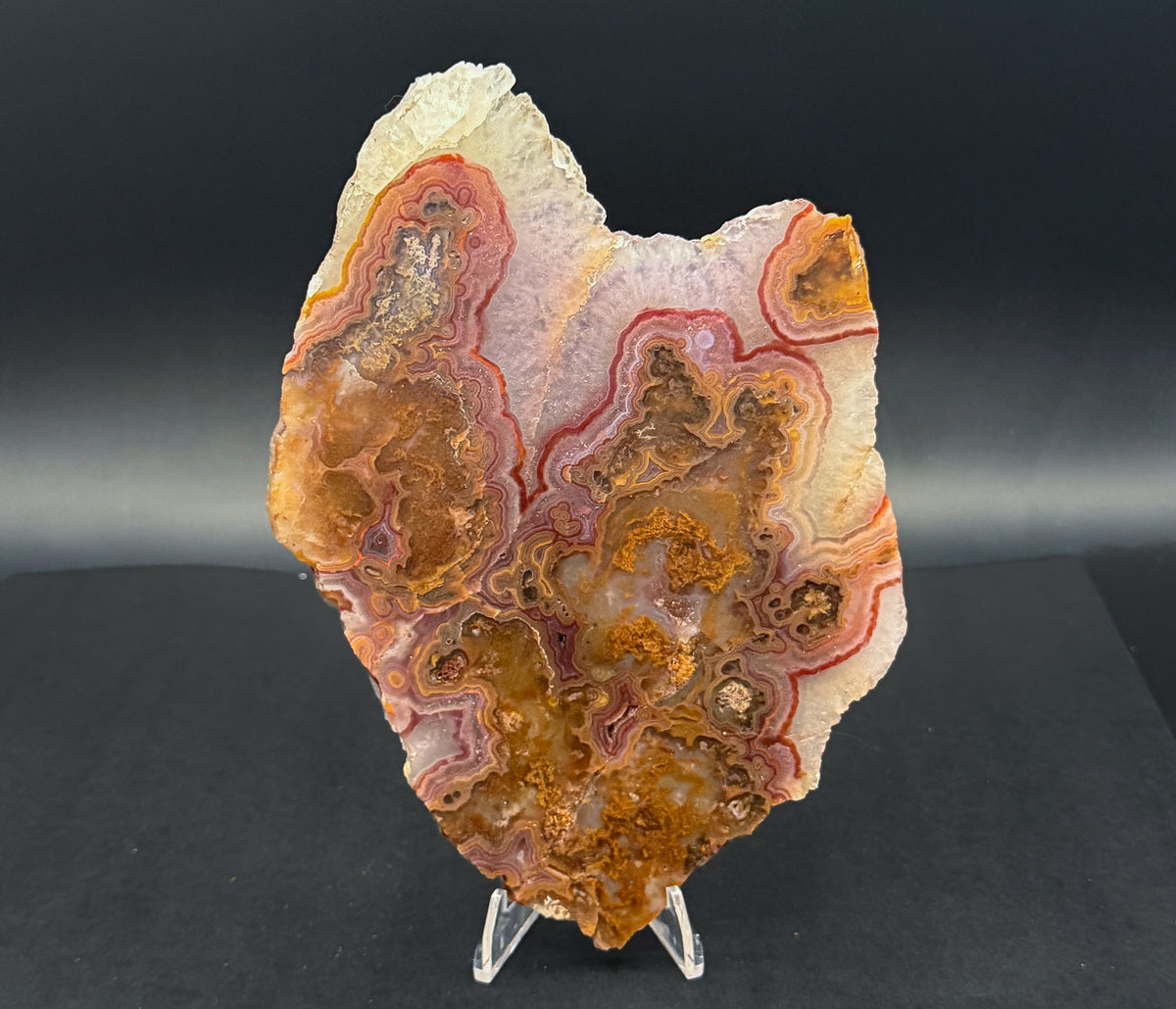 Turkish Agate with Amethyst and Quartz Crystals (Unpolished Slabs)