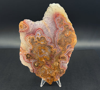 Turkish Agate with Amethyst and Quartz Crystals (Unpolished Slabs)