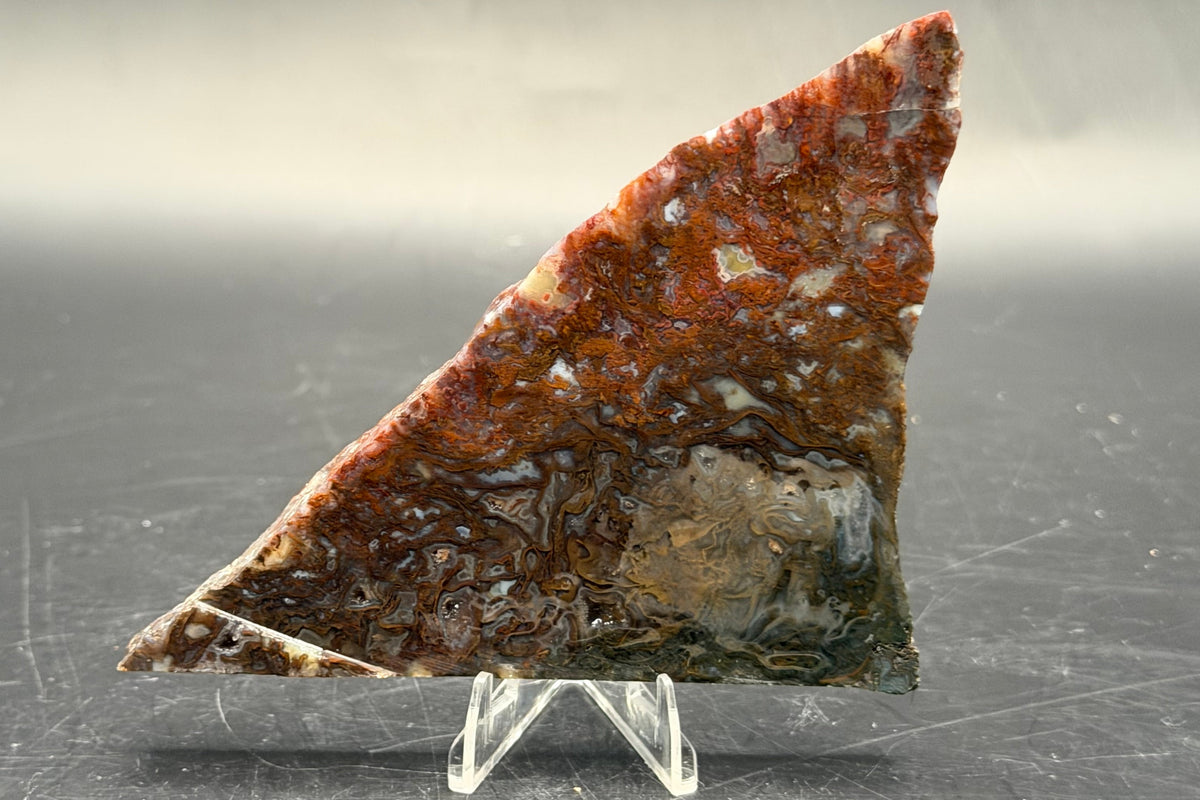 Maury Mountain Moss Agate (Unpolished) Slabs