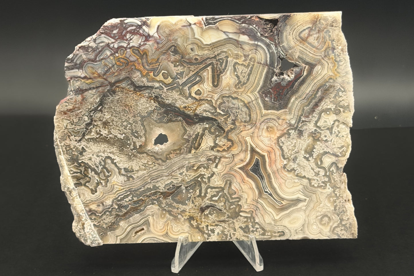 Candle Lace Agate (Unpolished)