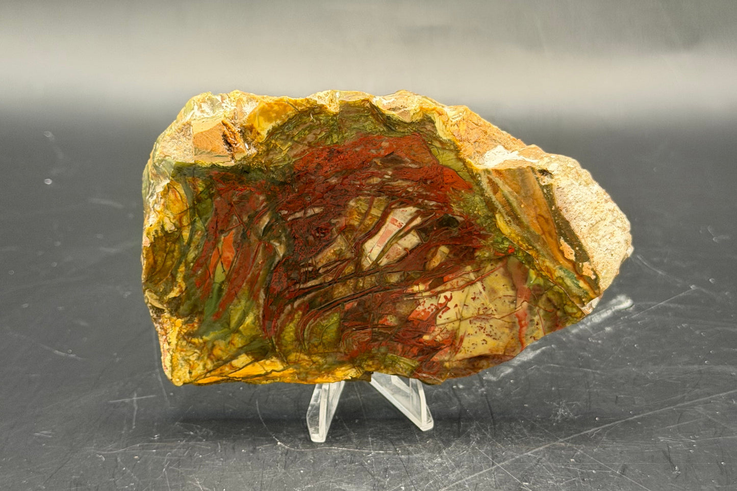 Morrisonite Jasper slab (Unpolished)