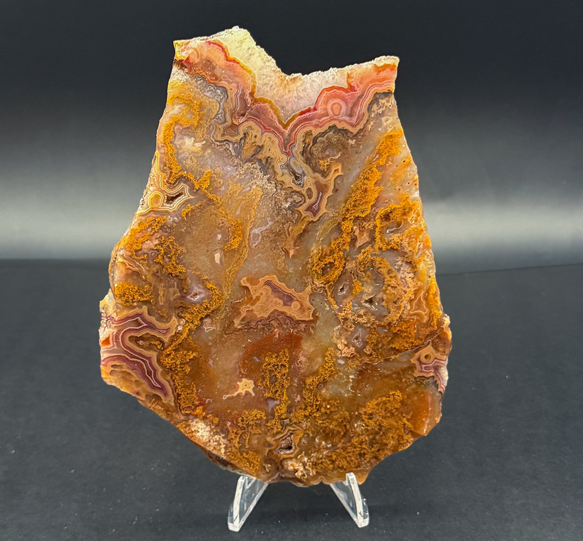 Turkish Agate with Amethyst and Quartz Crystals (Unpolished Slabs)