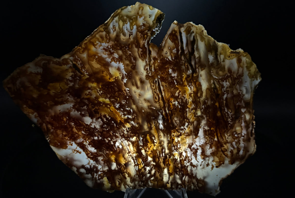 Bull Canyon Tube/Moss Agate (Unpolished)