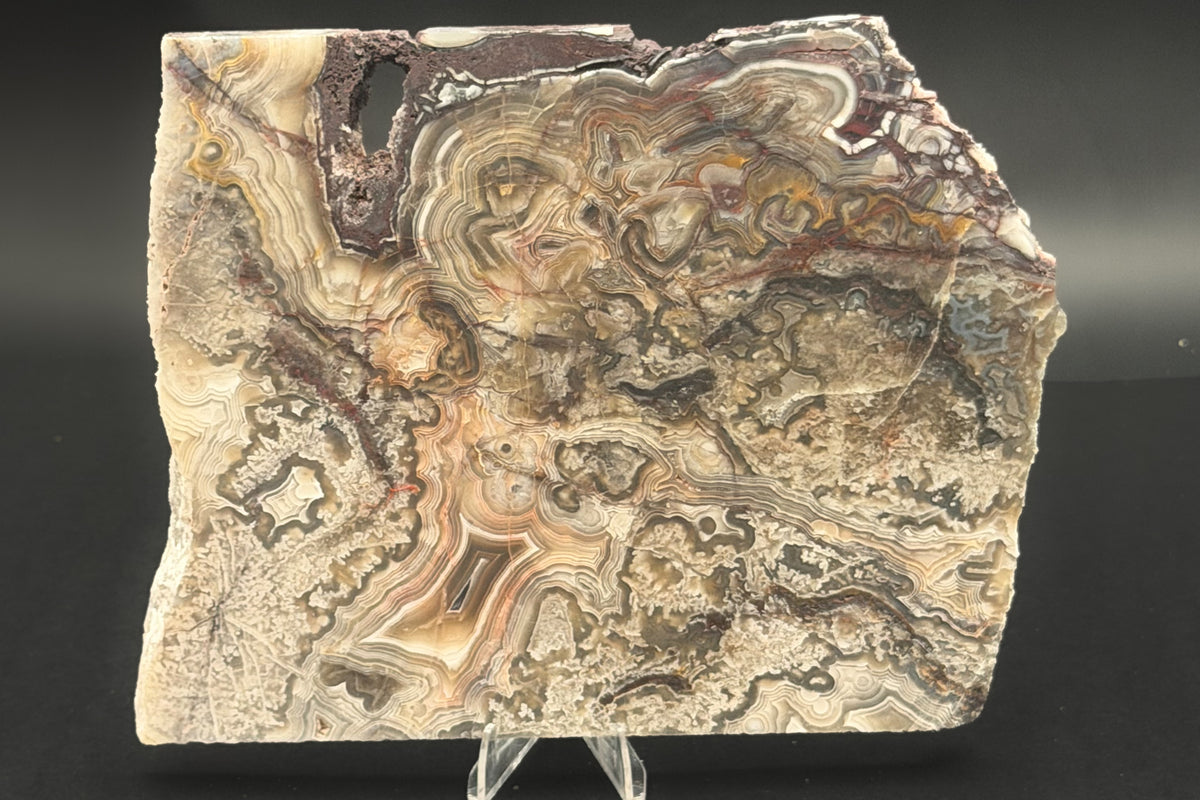 Candle Lace Agate (Unpolished)