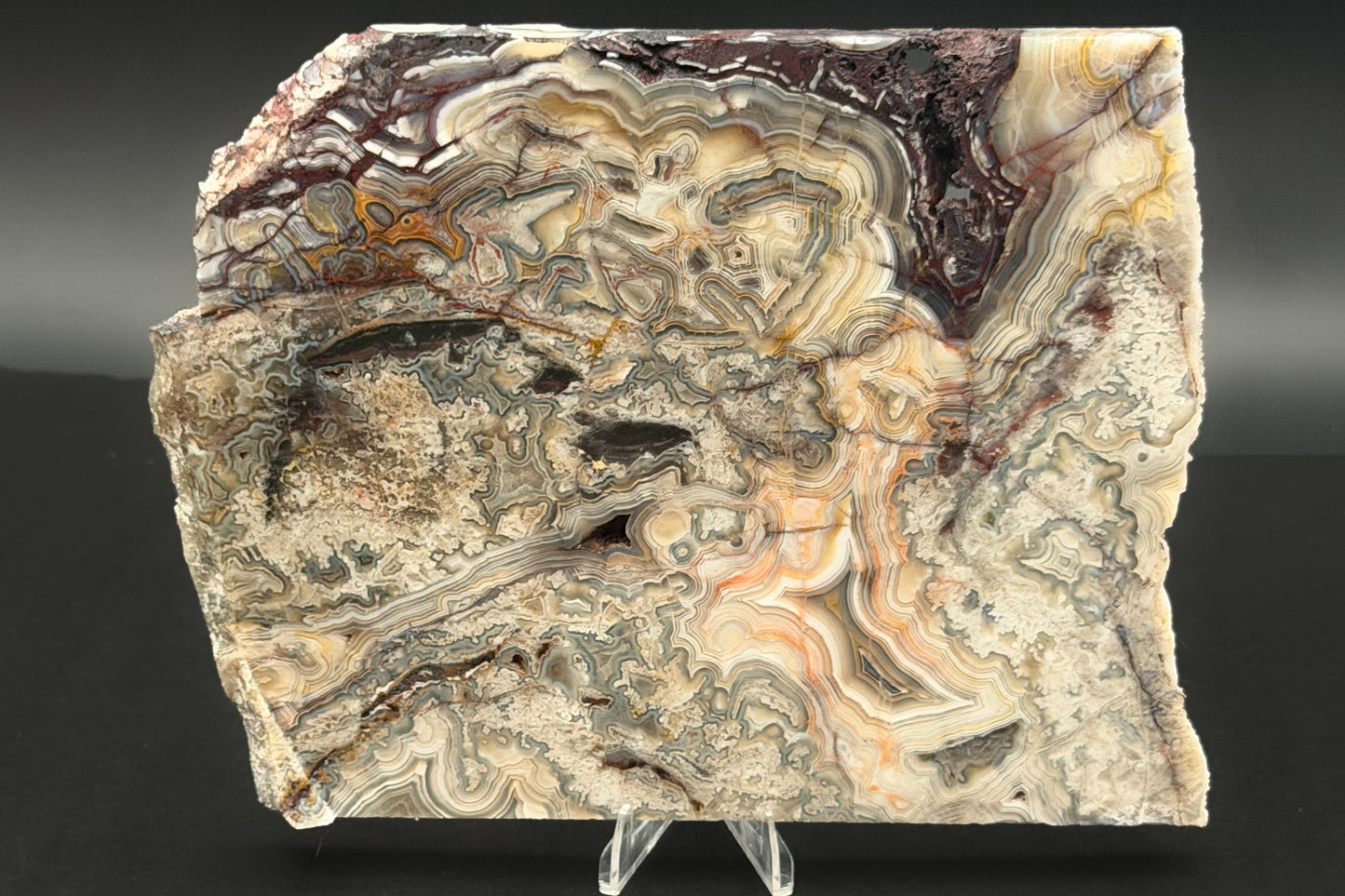 Candle Lace Agate (Unpolished)