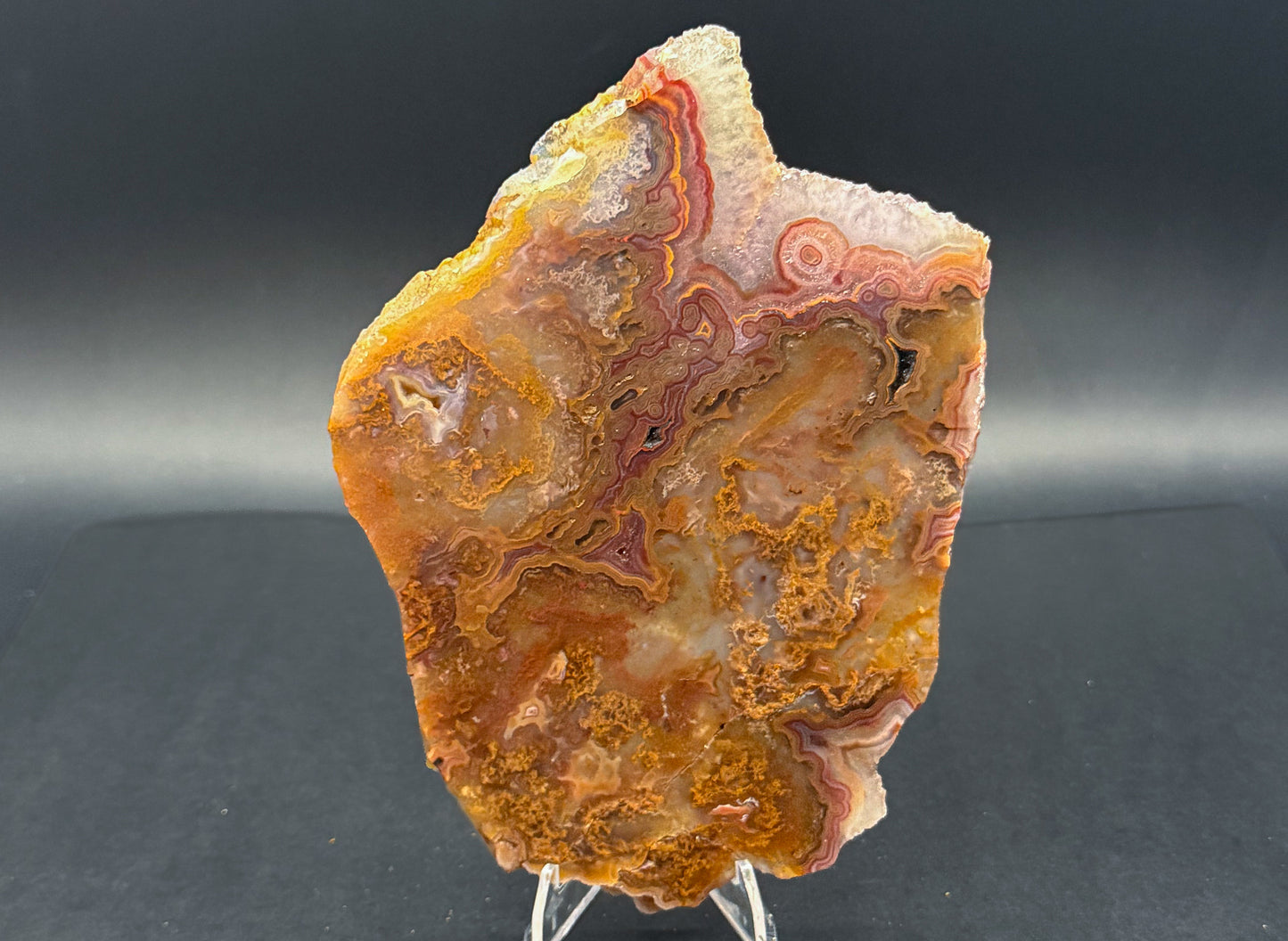 Turkish Agate with Amethyst and Quartz Crystals (Unpolished Slabs)