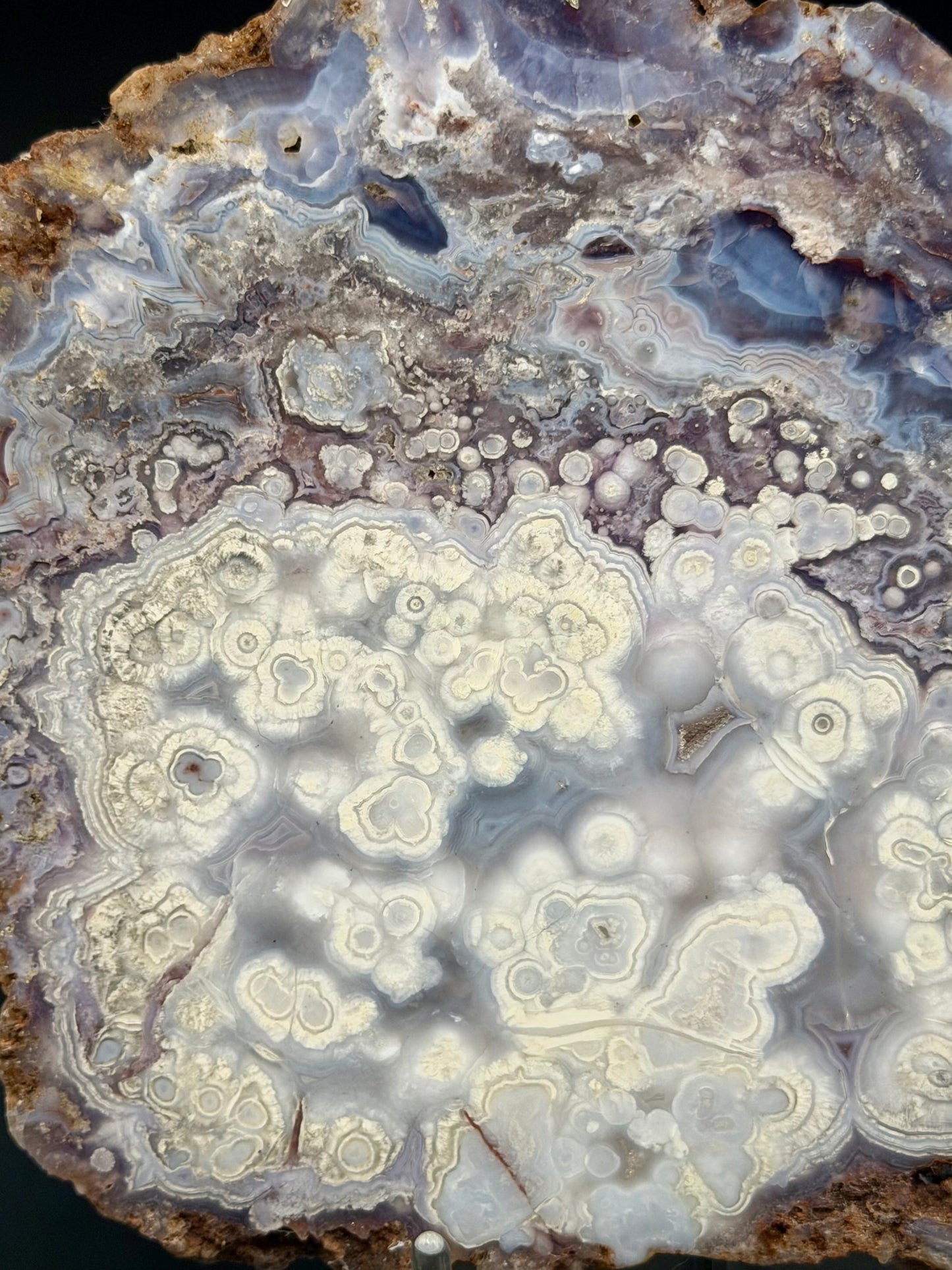 Mexican Luna Agate Slab - Premium Grade Old Stock (Polished)