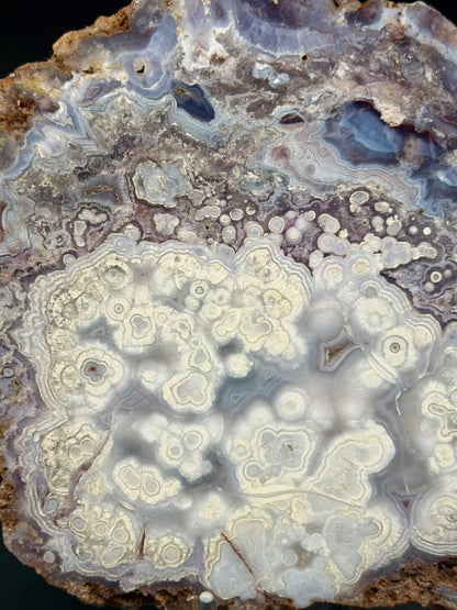 Mexican Luna Agate Slab - Premium Grade Old Stock (Polished)