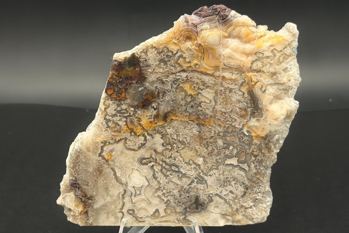 Candle Lace Agate (Unpolished)