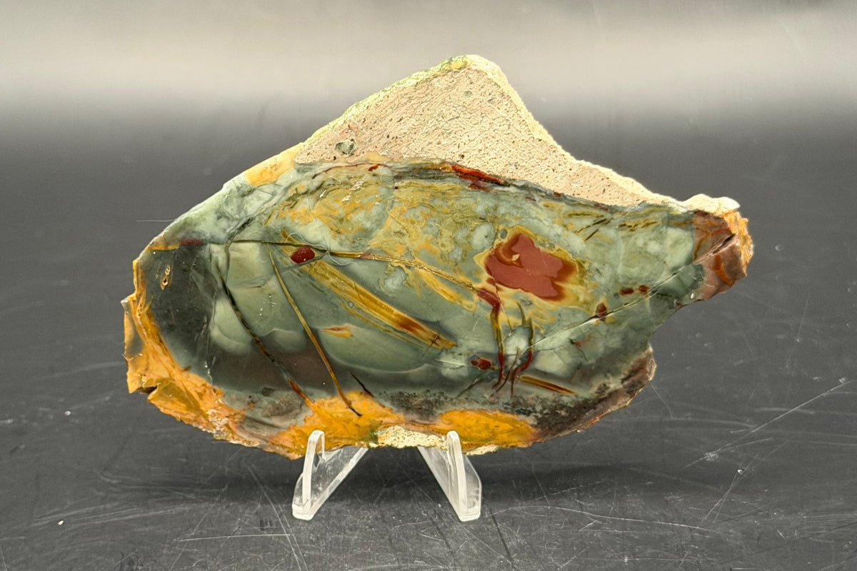 Morrisonite Jasper slab (Unpolished)