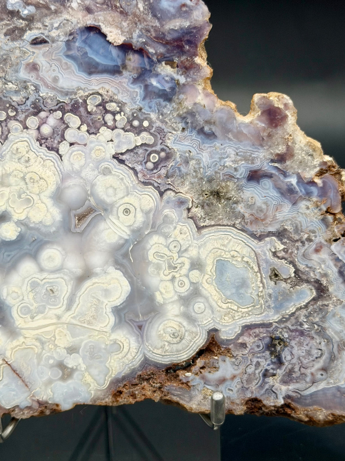 Mexican Luna Agate Slab - Premium Grade Old Stock (Polished)