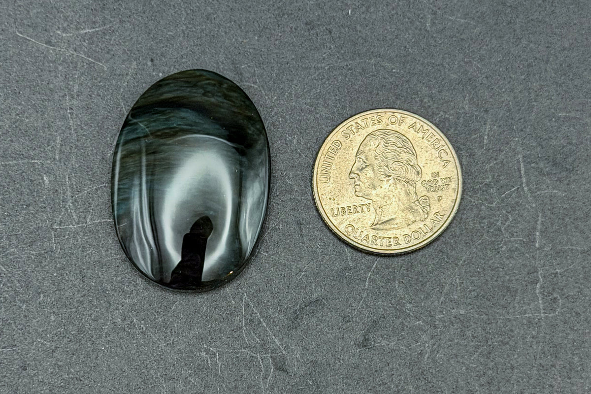 Mexican Velvet Obsidian Cabochon