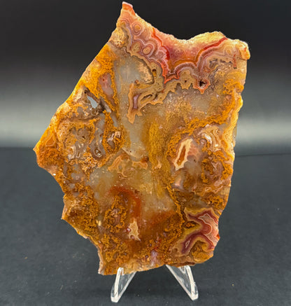Turkish Agate with Amethyst and Quartz Crystals (Unpolished Slabs)