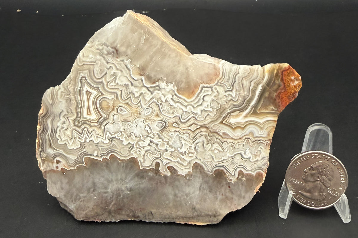 Candle Lace Agate Slab Set (Unpolished)