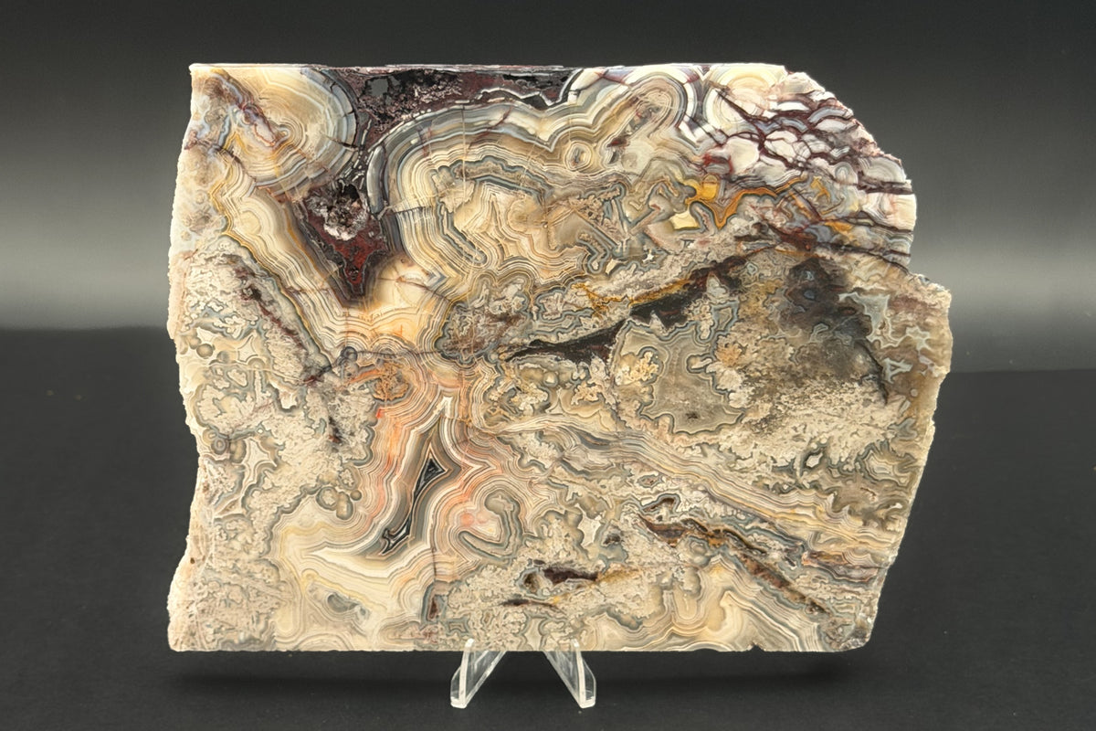 Candle Lace Agate (Unpolished)