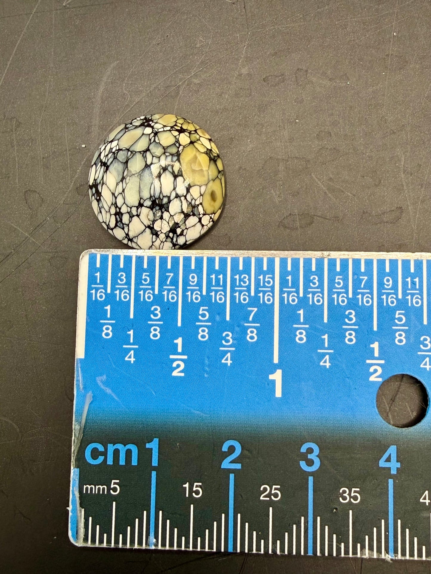 Dark Moon Hubei Turquoise (Hotsonite) Cabochons