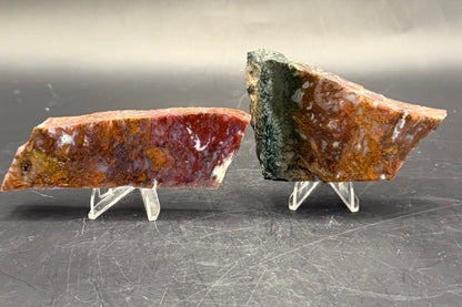 Maury Mountain Moss Agate (Unpolished) Slabs