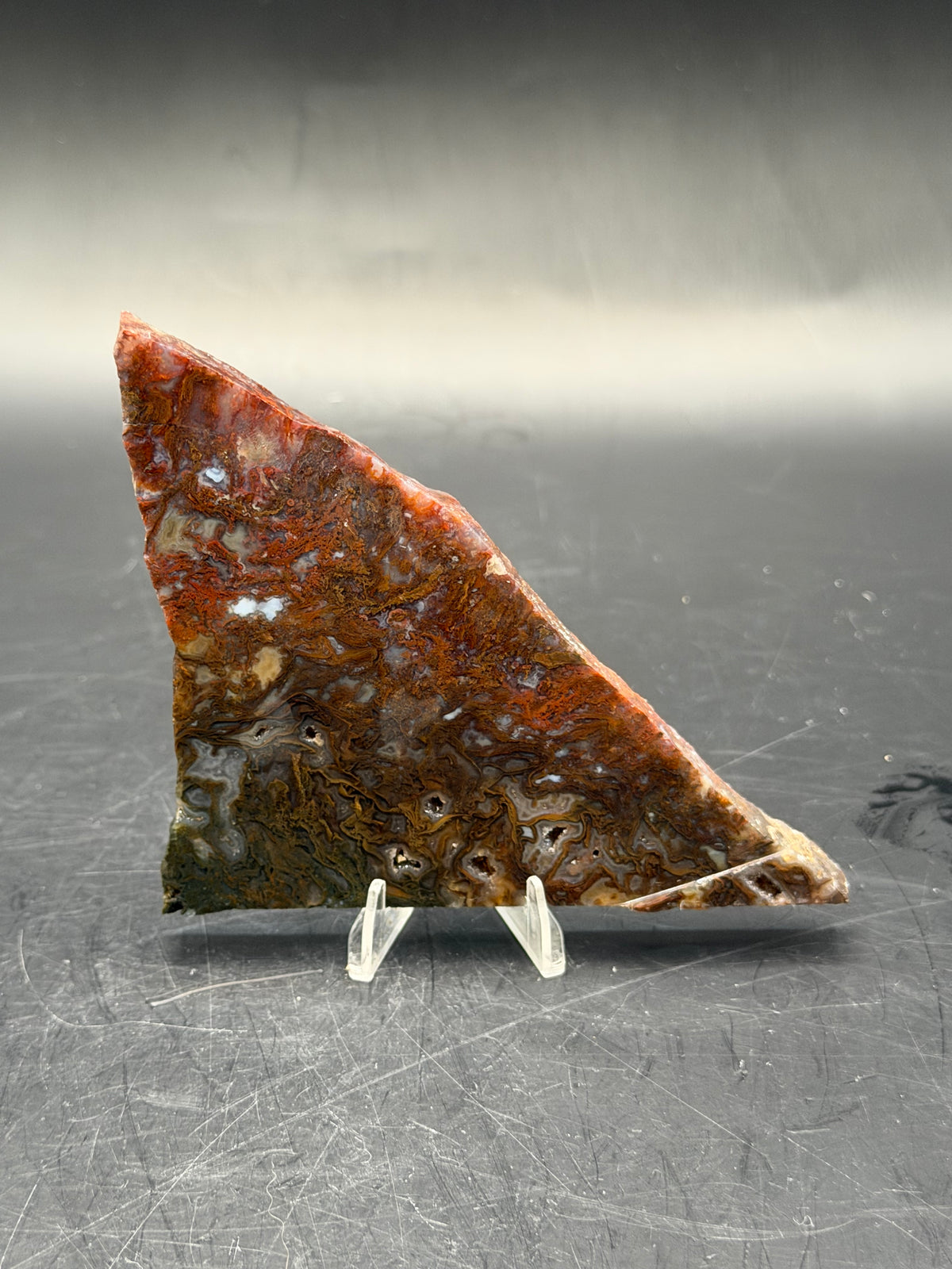Maury Mountain Moss Agate (Unpolished) Slabs