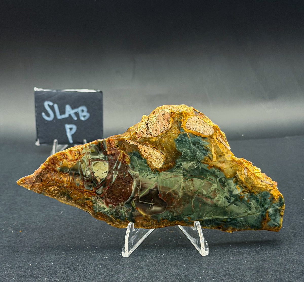 Morrisonite Jasper slab (Unpolished)
