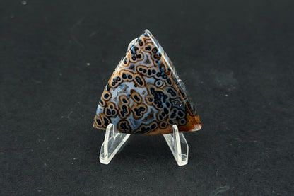 Cross Cut Tube Agate Cabochon