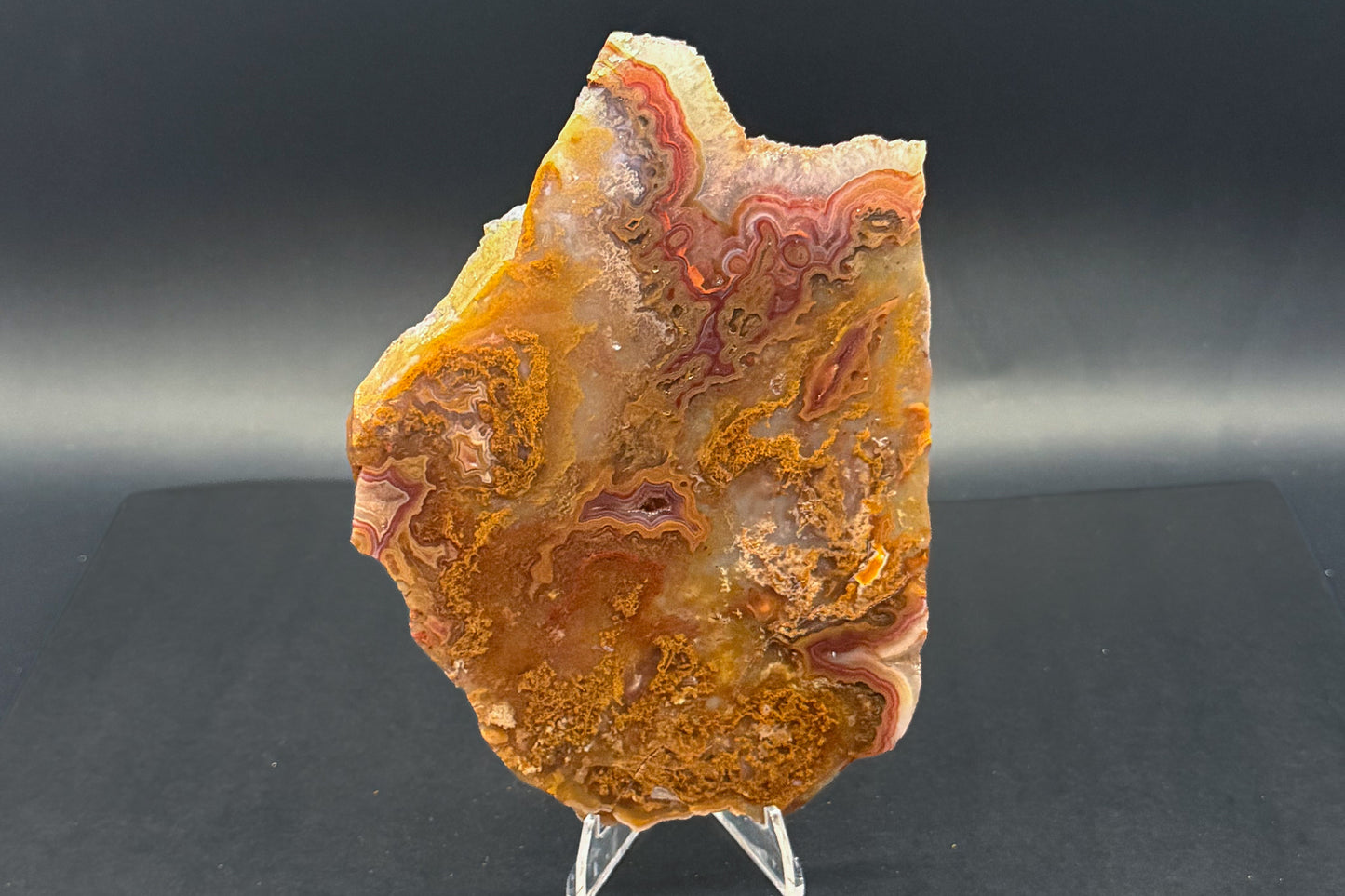 Turkish Agate with Amethyst and Quartz Crystals (Unpolished Slabs)