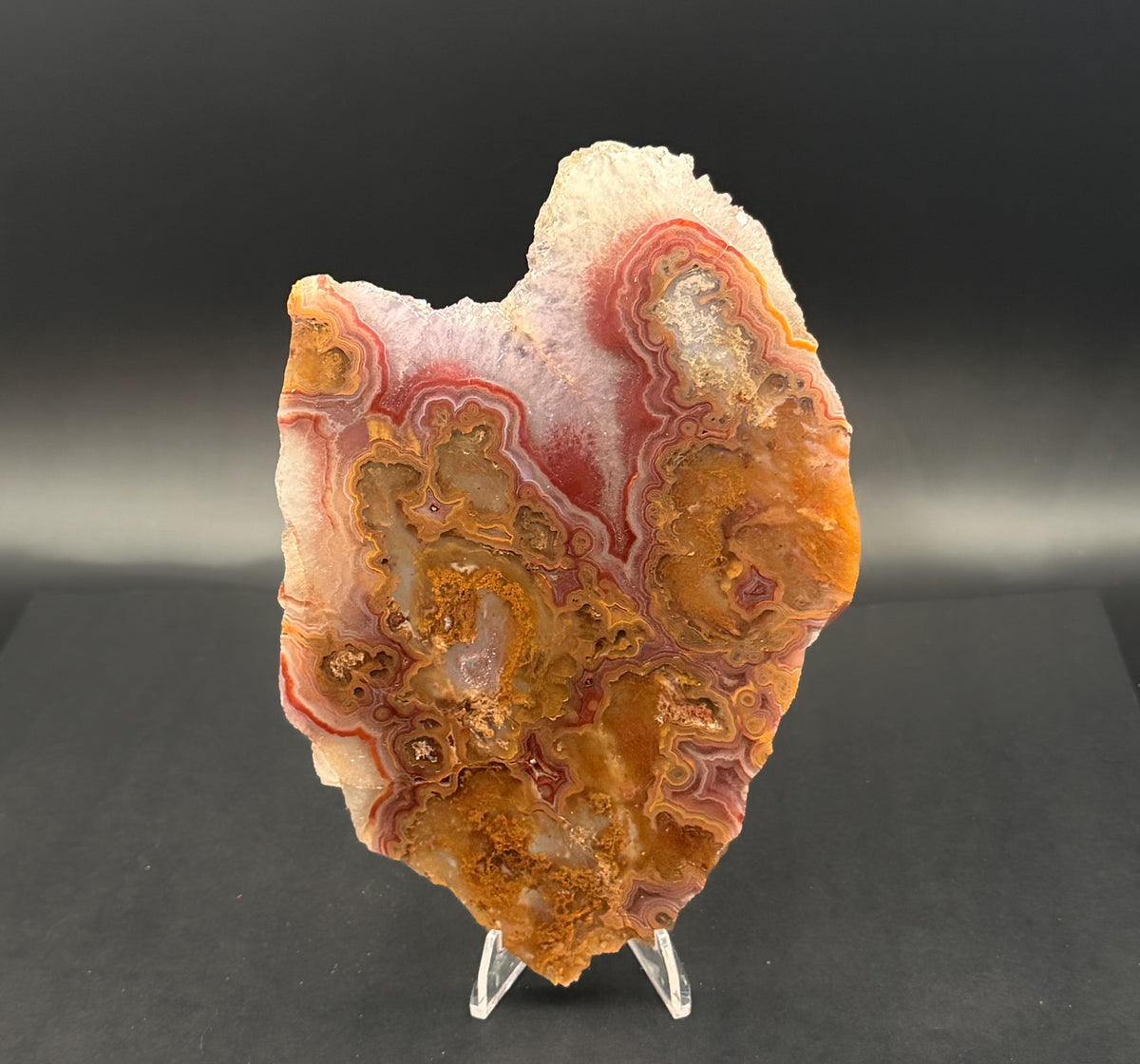 Turkish Agate with Amethyst and Quartz Crystals (Unpolished Slabs)