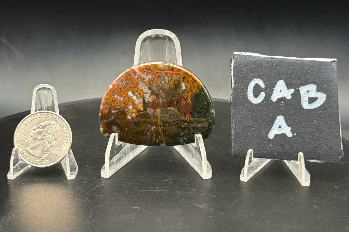Maury Mountain Moss Agate Cabochon