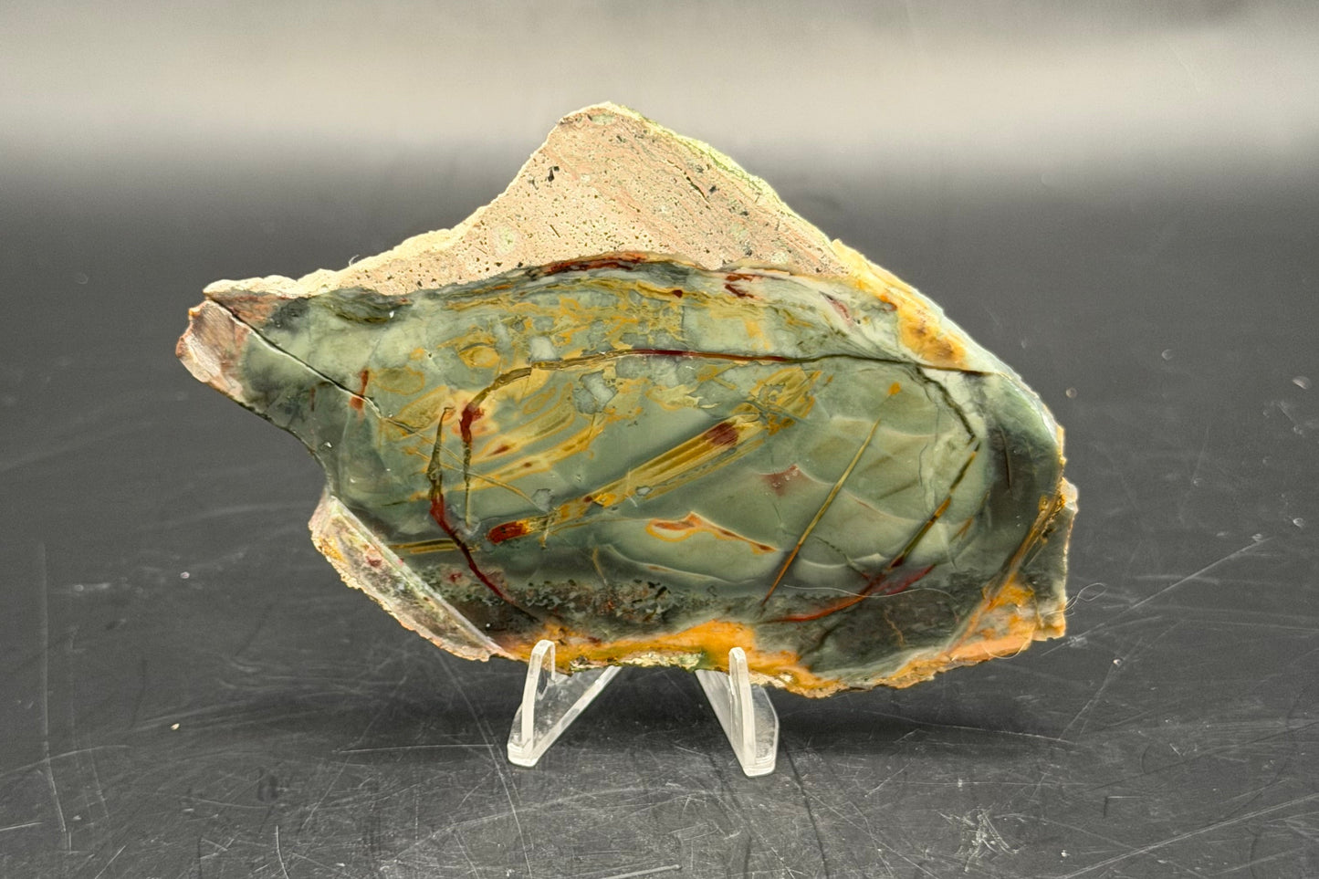 Morrisonite Jasper slab (Unpolished)