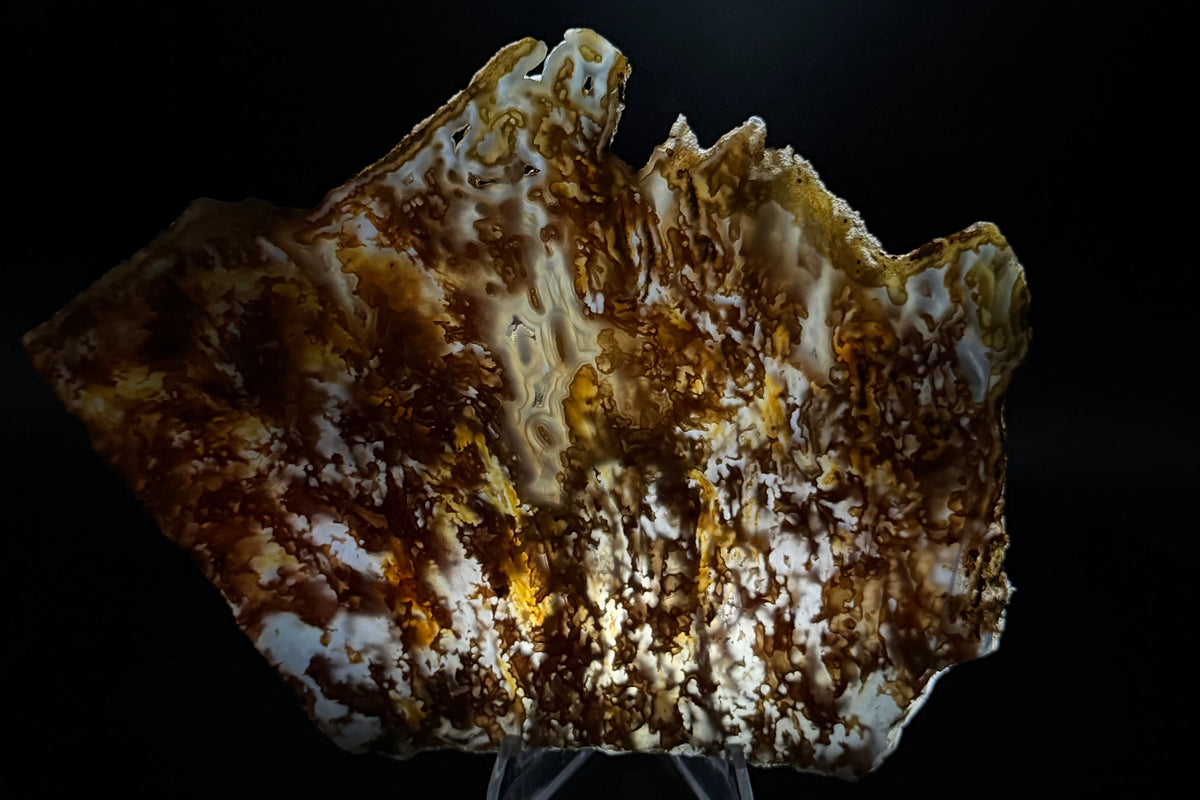 Bull Canyon Tube/Moss Agate (Unpolished)