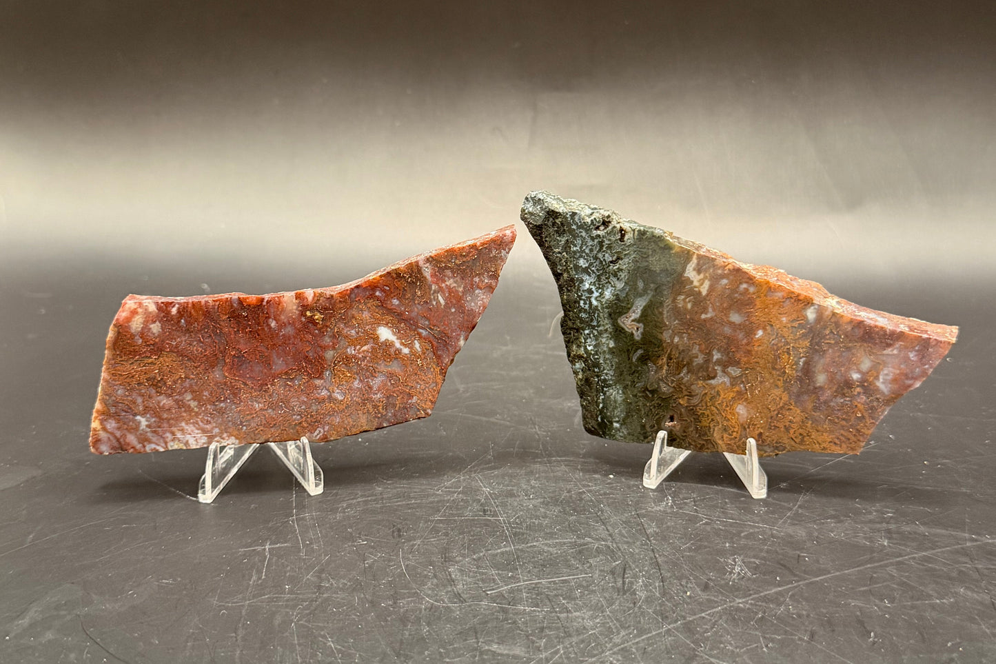Maury Mountain Moss Agate (Unpolished) Slabs