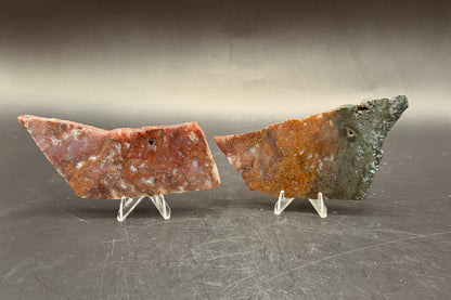 Maury Mountain Moss Agate (Unpolished) Slabs