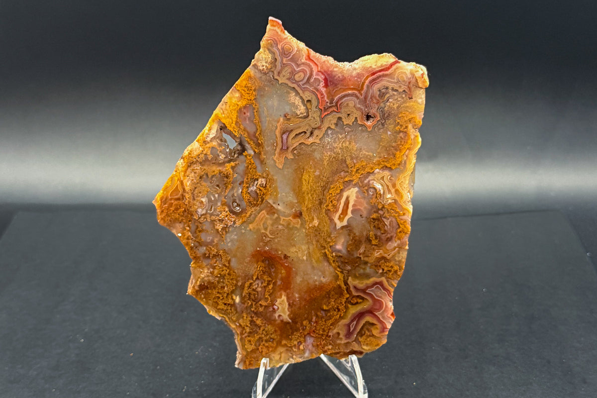 Turkish Agate with Amethyst and Quartz Crystals (Unpolished Slabs)