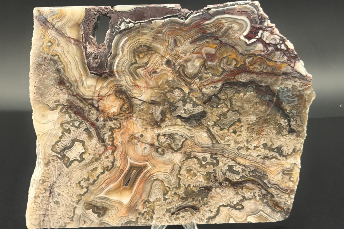 Candle Lace Agate (Unpolished)