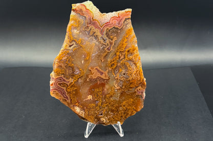 Turkish Agate with Amethyst and Quartz Crystals (Unpolished Slabs)