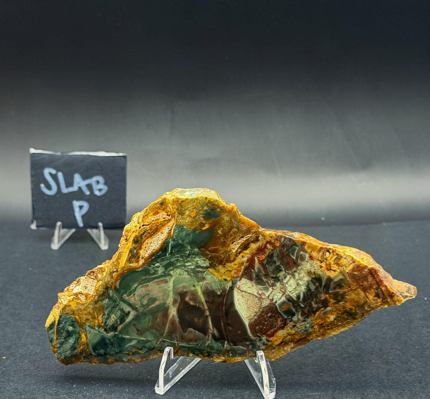 Morrisonite Jasper slab (Unpolished)