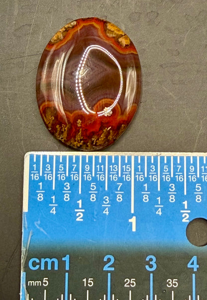 Moroccan Seam Agate Cabochon