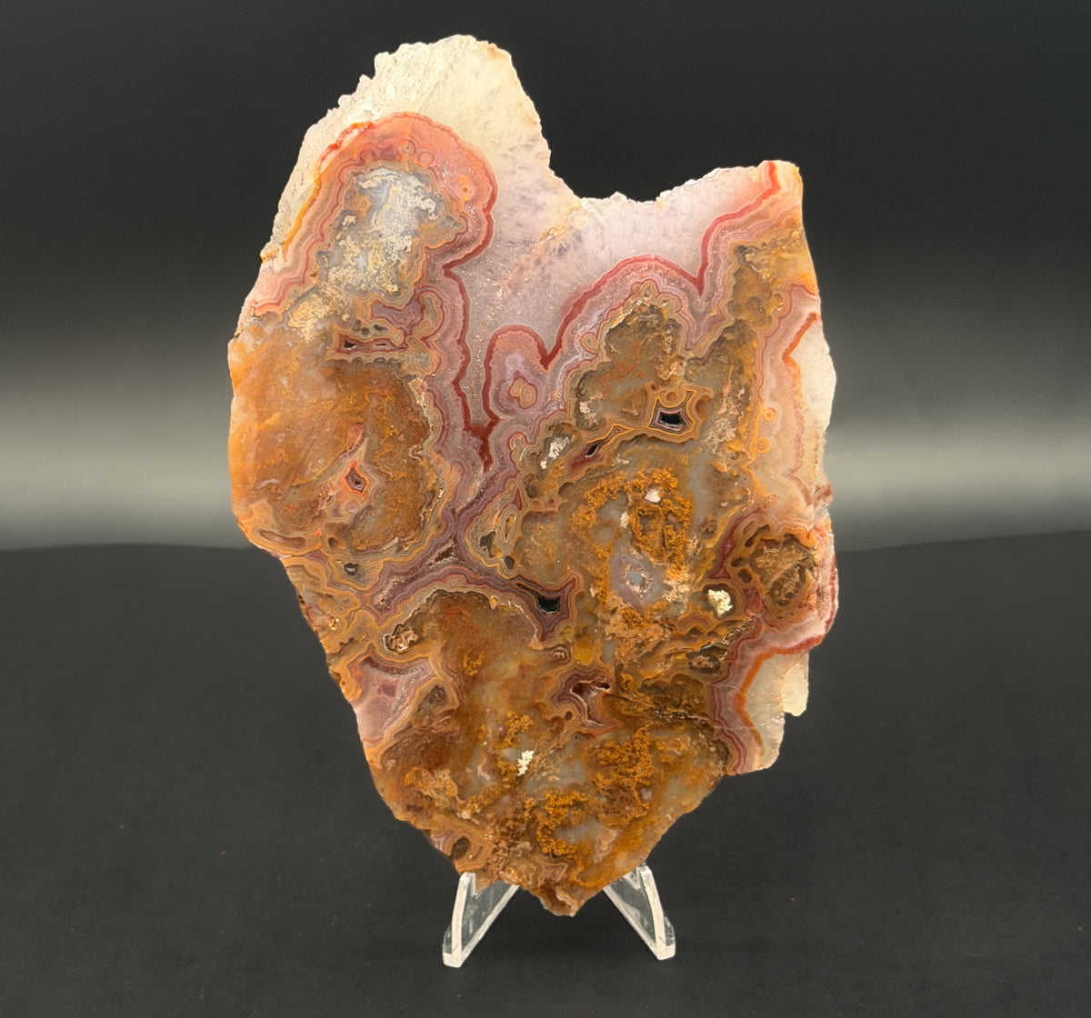 Turkish Agate with Amethyst and Quartz Crystals (Unpolished Slabs)