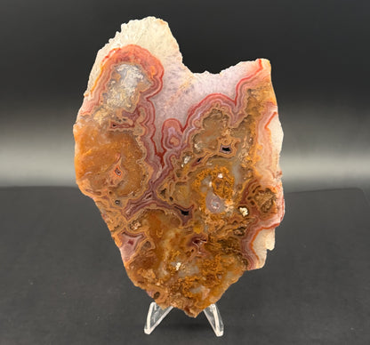 Turkish Agate with Amethyst and Quartz Crystals (Unpolished Slabs)