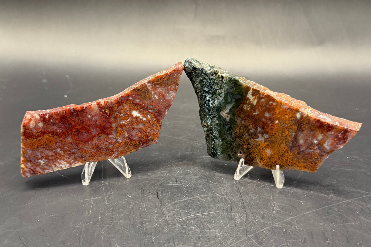 Maury Mountain Moss Agate (Unpolished) Slabs