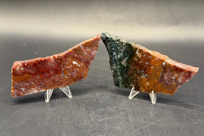 Maury Mountain Moss Agate (Unpolished) Slabs