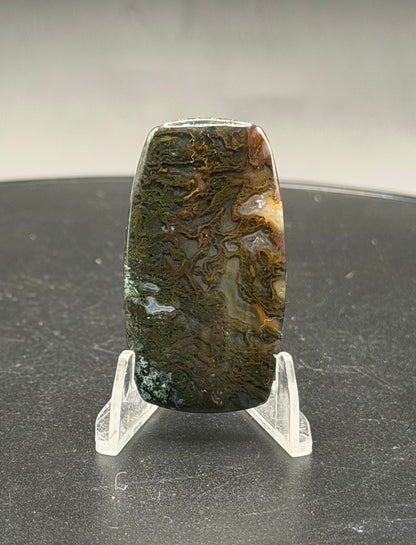 Maury Mountain Moss Agate Cabochon