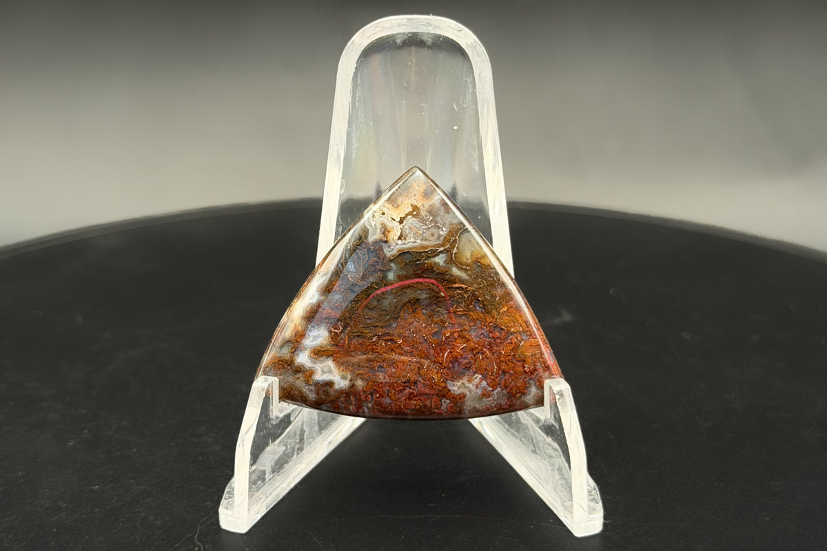 Maury Mountain Moss Agate Cabochon