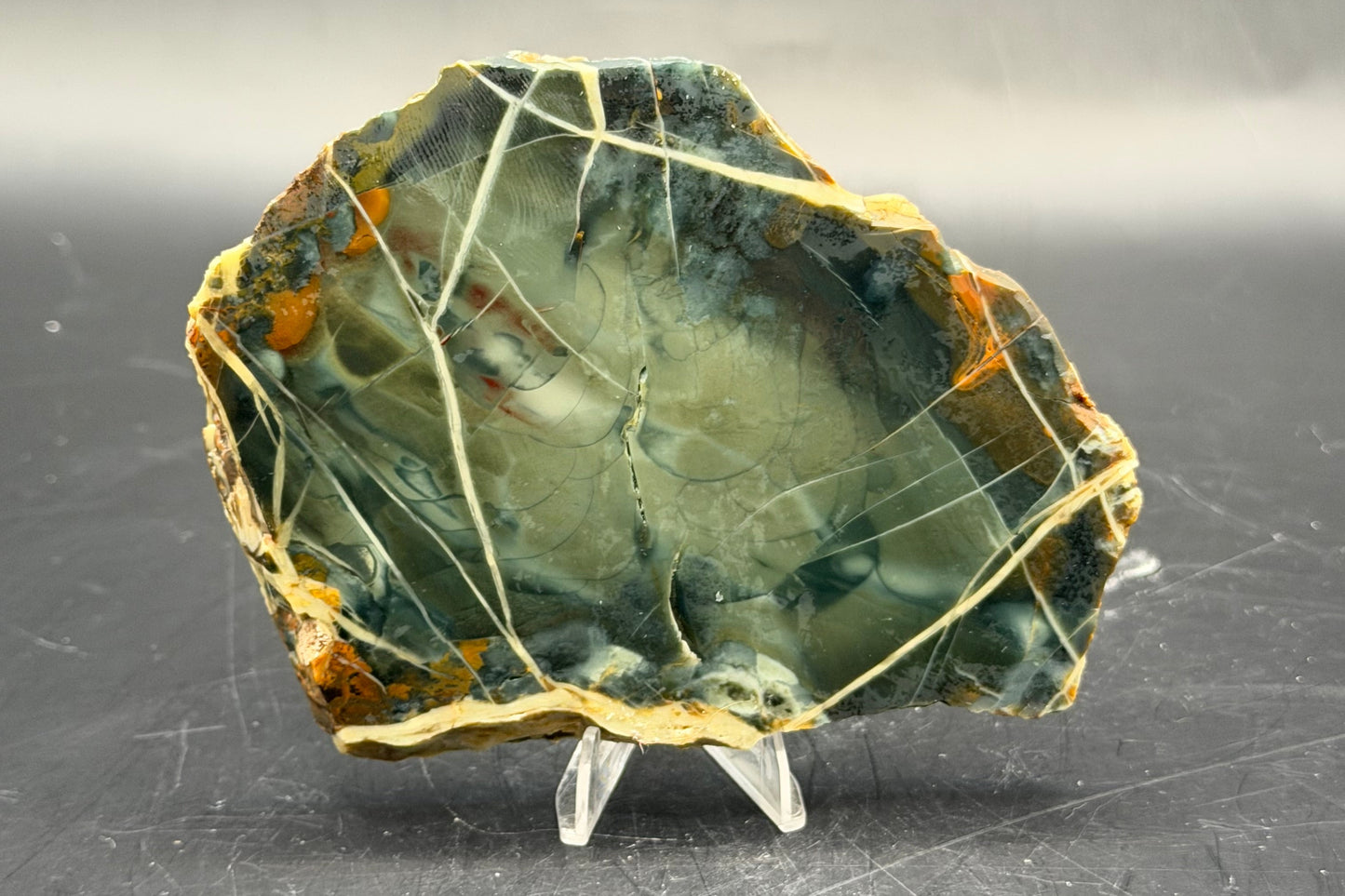 Morrisonite Jasper slab (Unpolished)