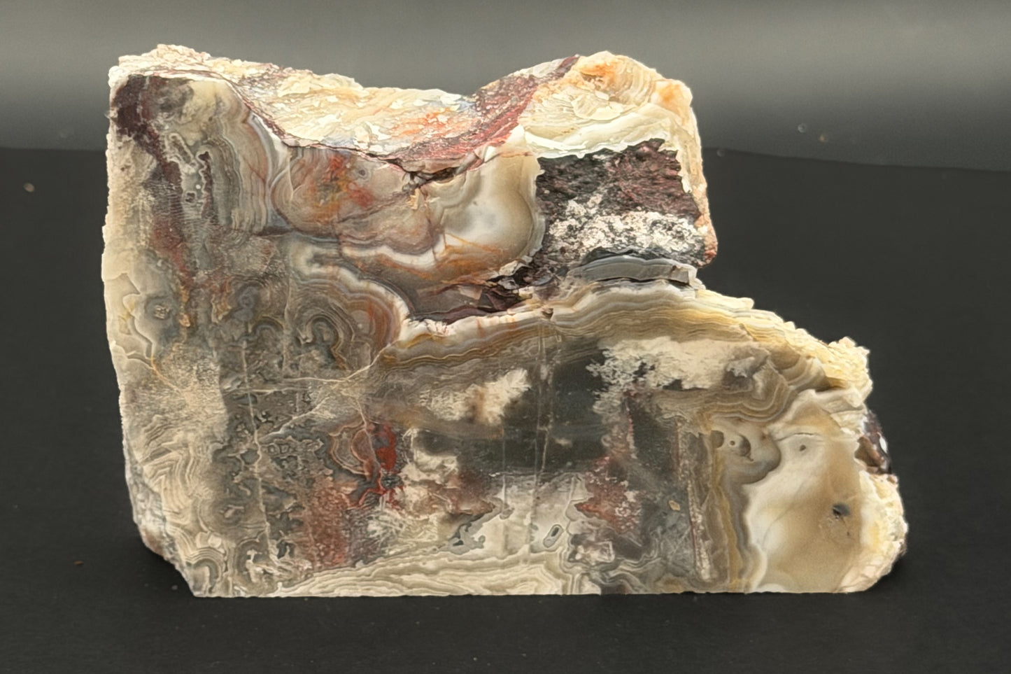 Candle Lace Agate (Unpolished)