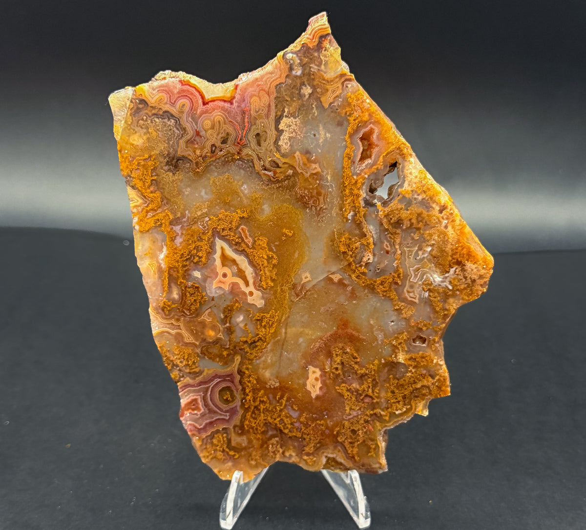 Turkish Agate with Amethyst and Quartz Crystals (Unpolished Slabs)