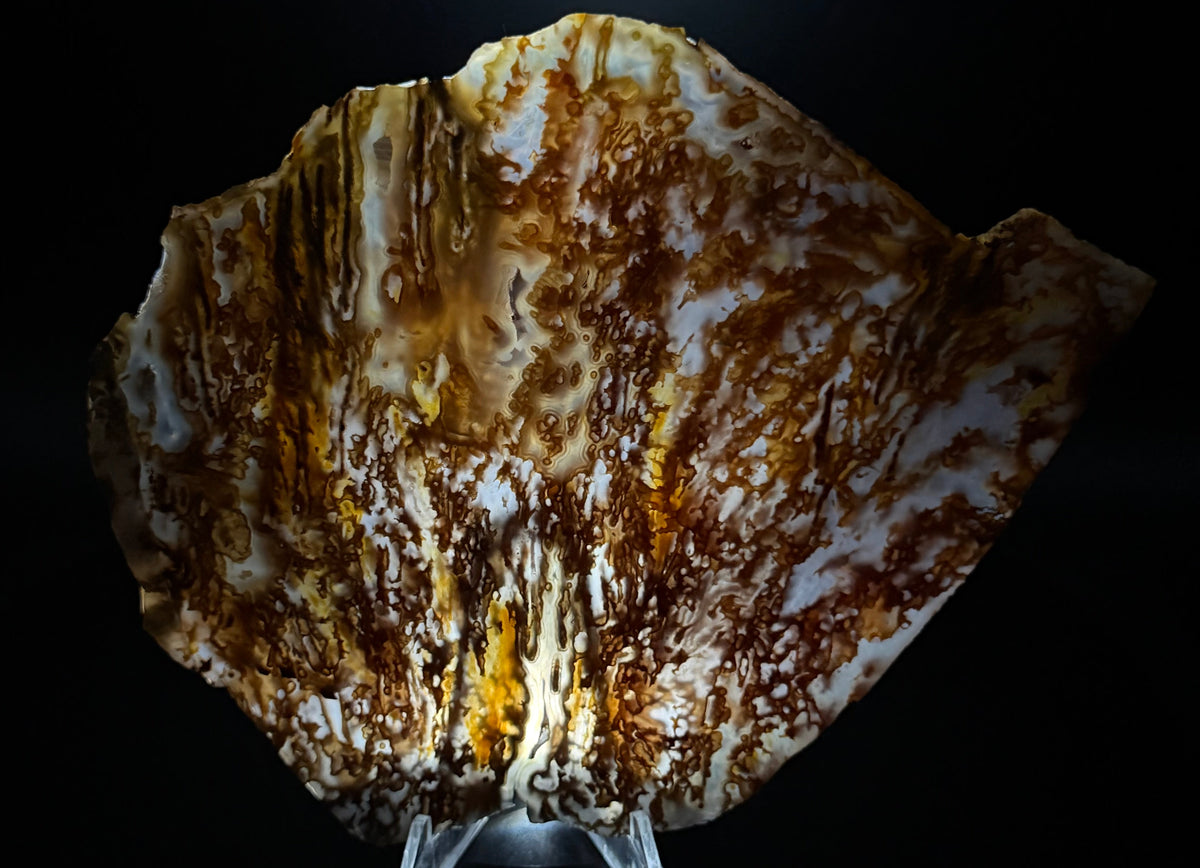 Bull Canyon Tube/Moss Agate (Unpolished)